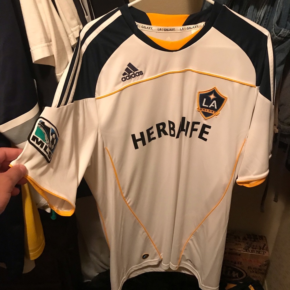 Adidas L.A. Galaxy soccer jersey size Large.